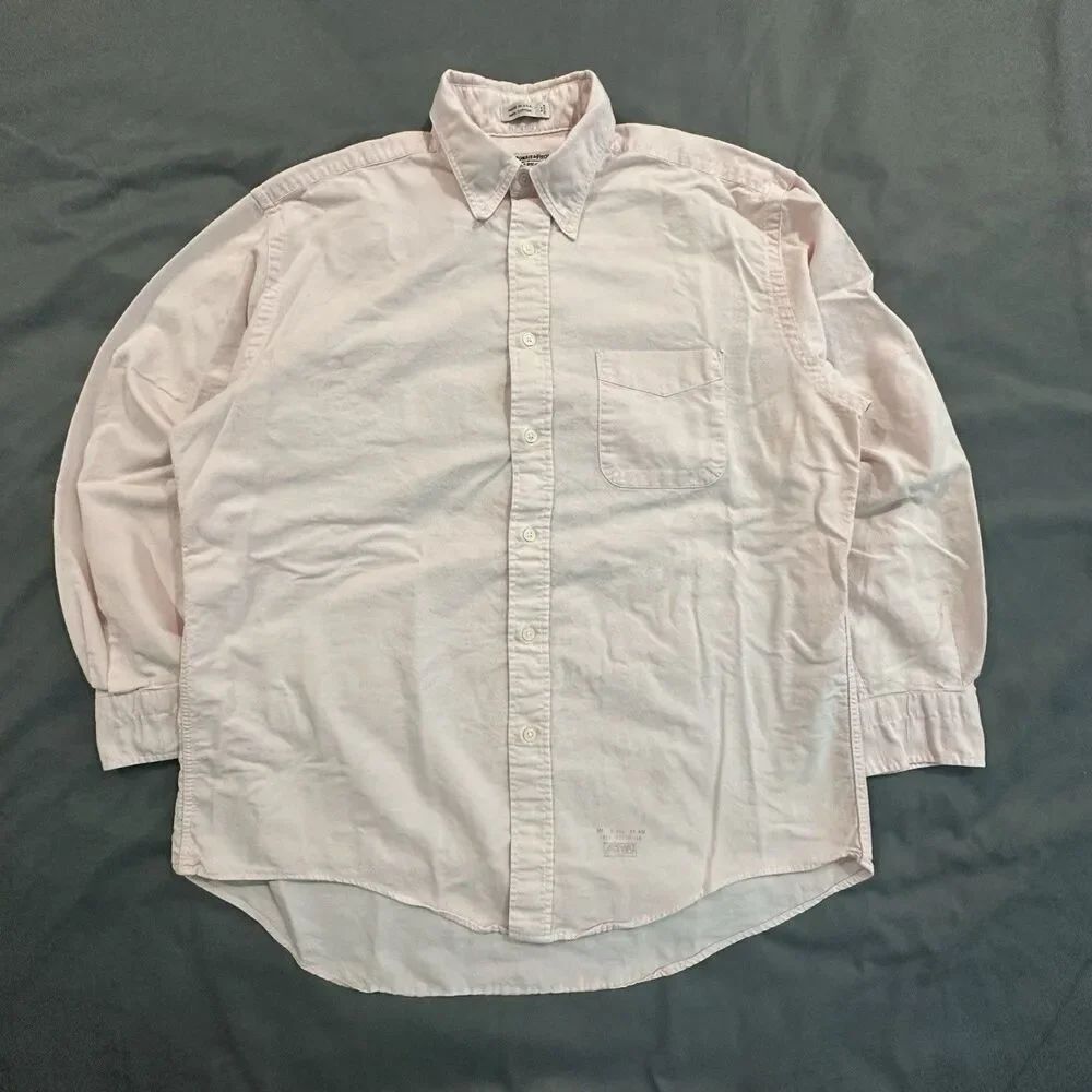 Vintage 80s Abercrombie & Fitch Shirtmakers Button Down Dress Shirt Made in USA